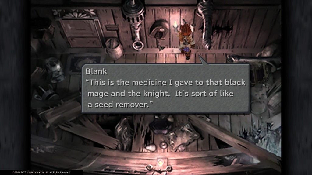 Blank's Medicine Key Item in FFIX.