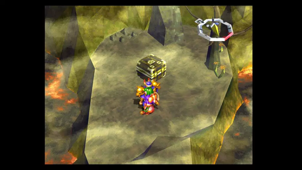 Chain of Gems in Volcano Grandia.