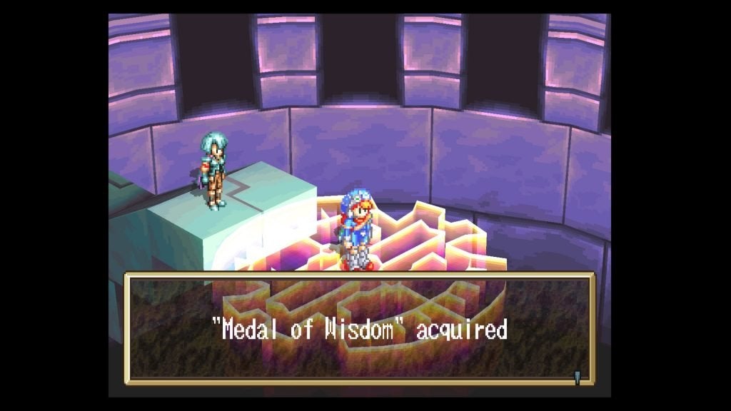 Medal of Wisdom in Twin Towers Grandia.