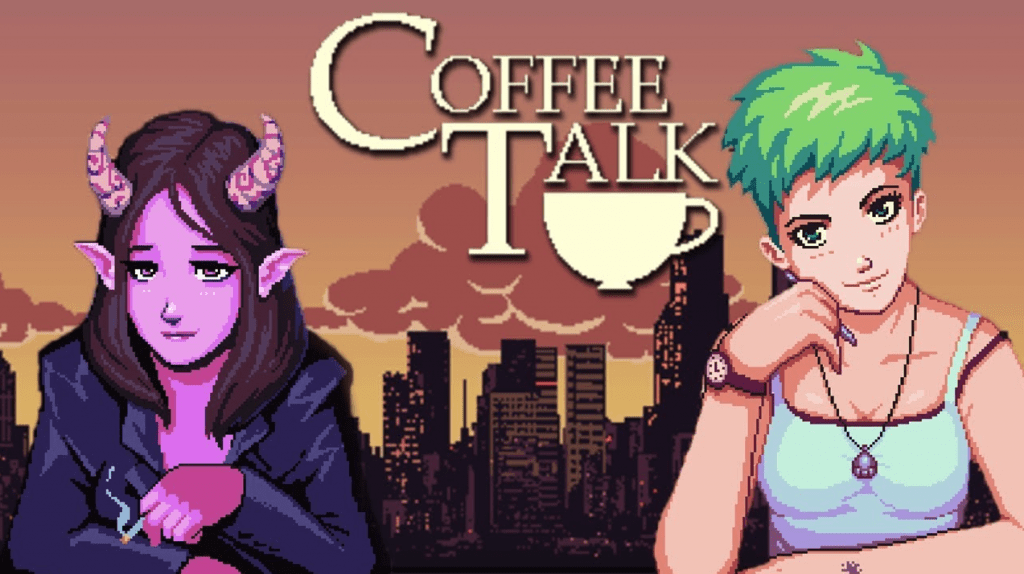 Freya and Lua from the cozy game Coffee Talk.