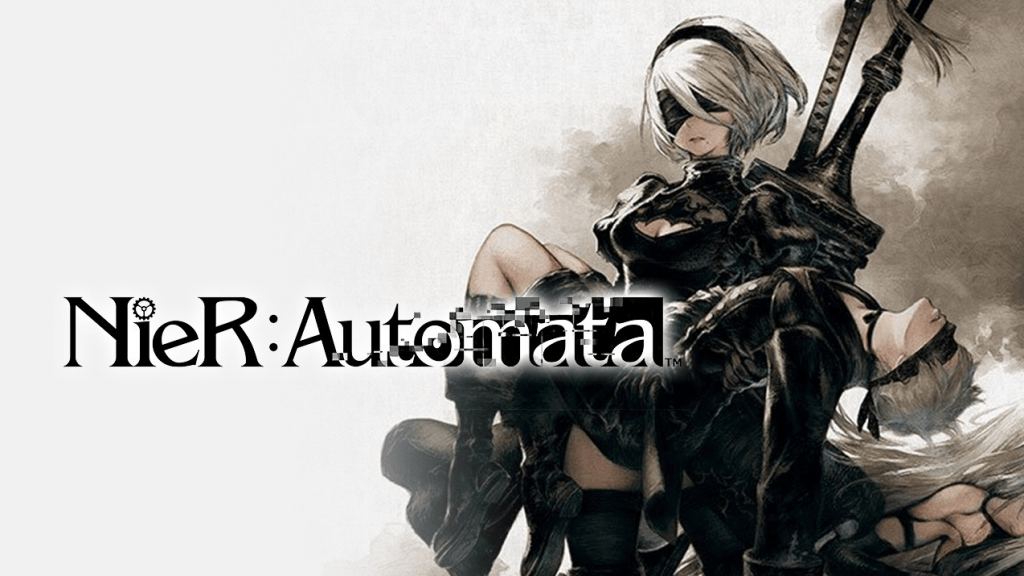 The two main characters of NieR: Automata: 9S and 2B.