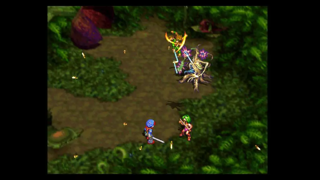 Trent Boss fight in Virgin Forest Grandia.