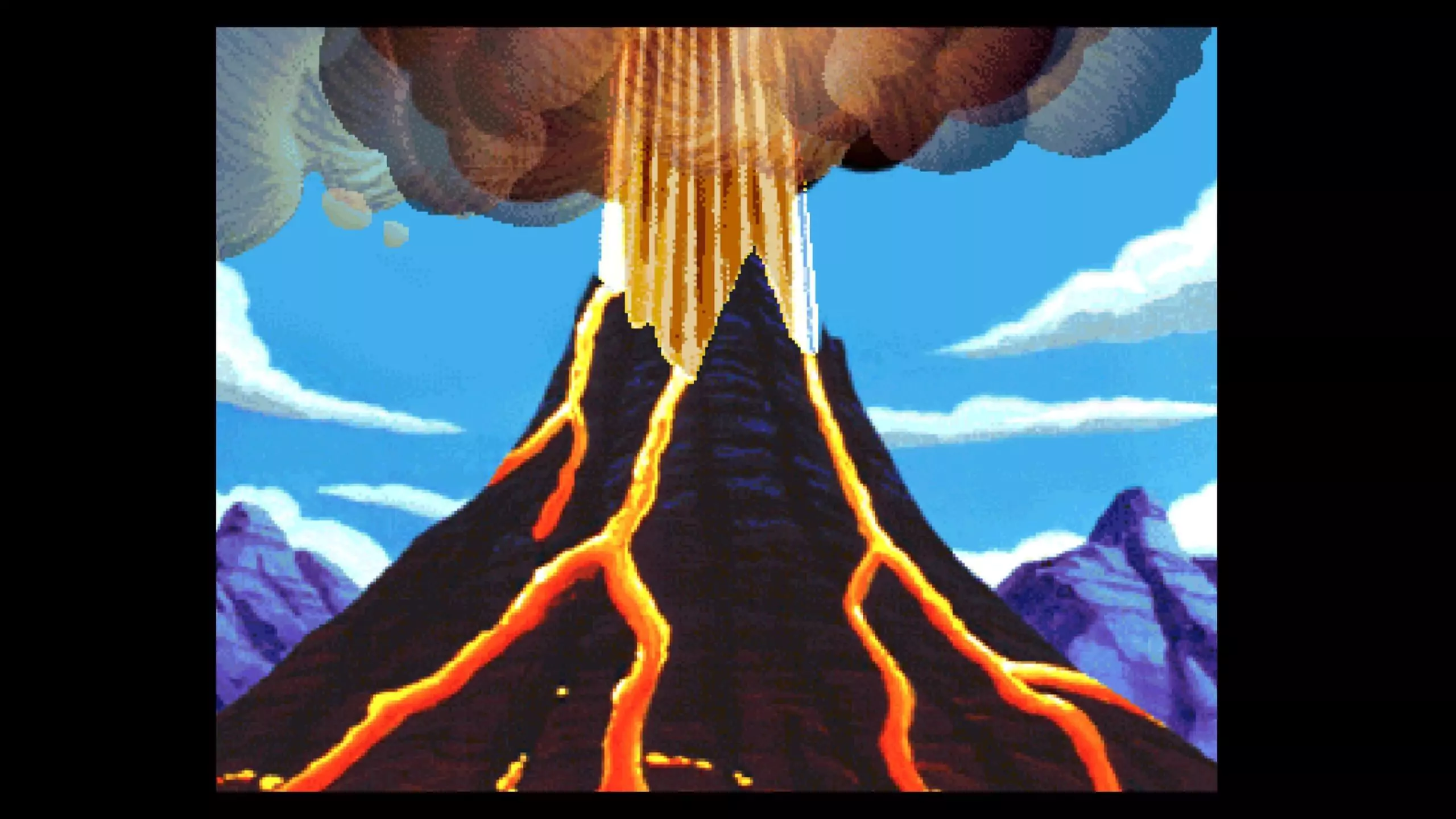 Volcano in Grandia.