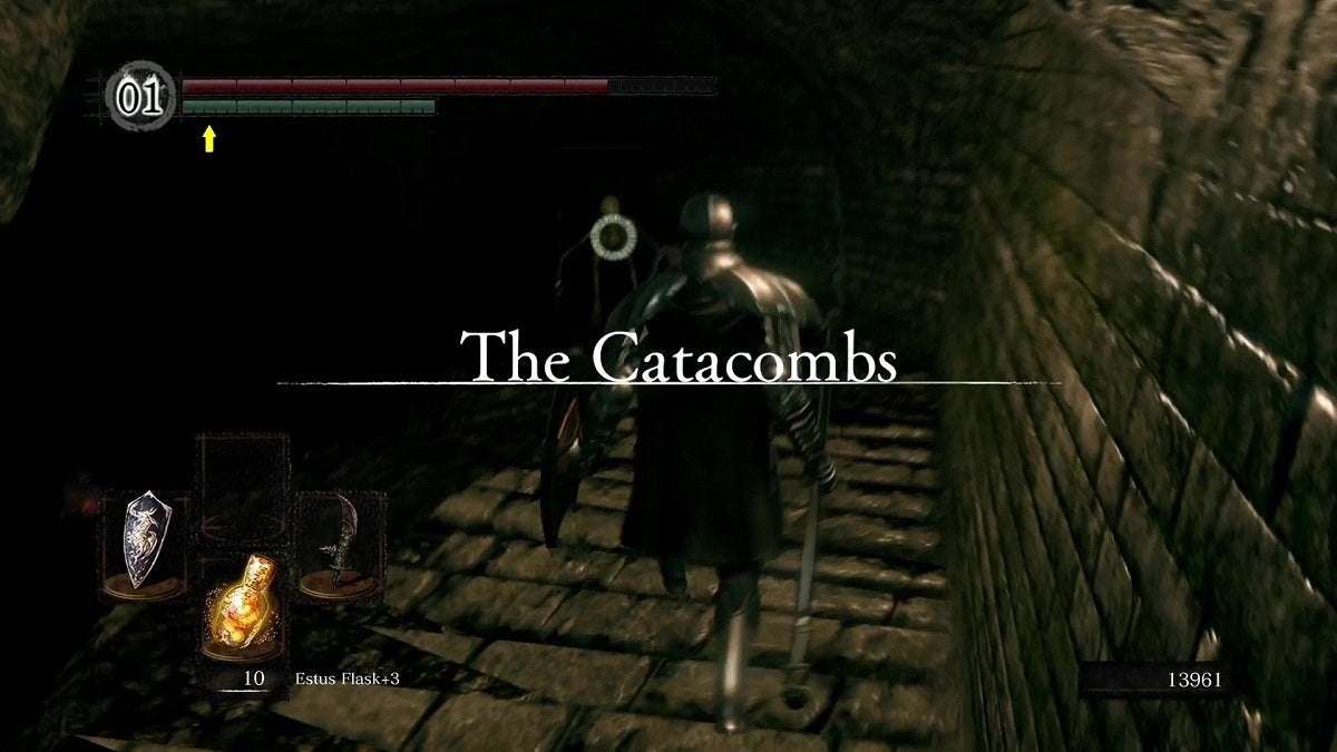 The Catacombs from Dark Souls.