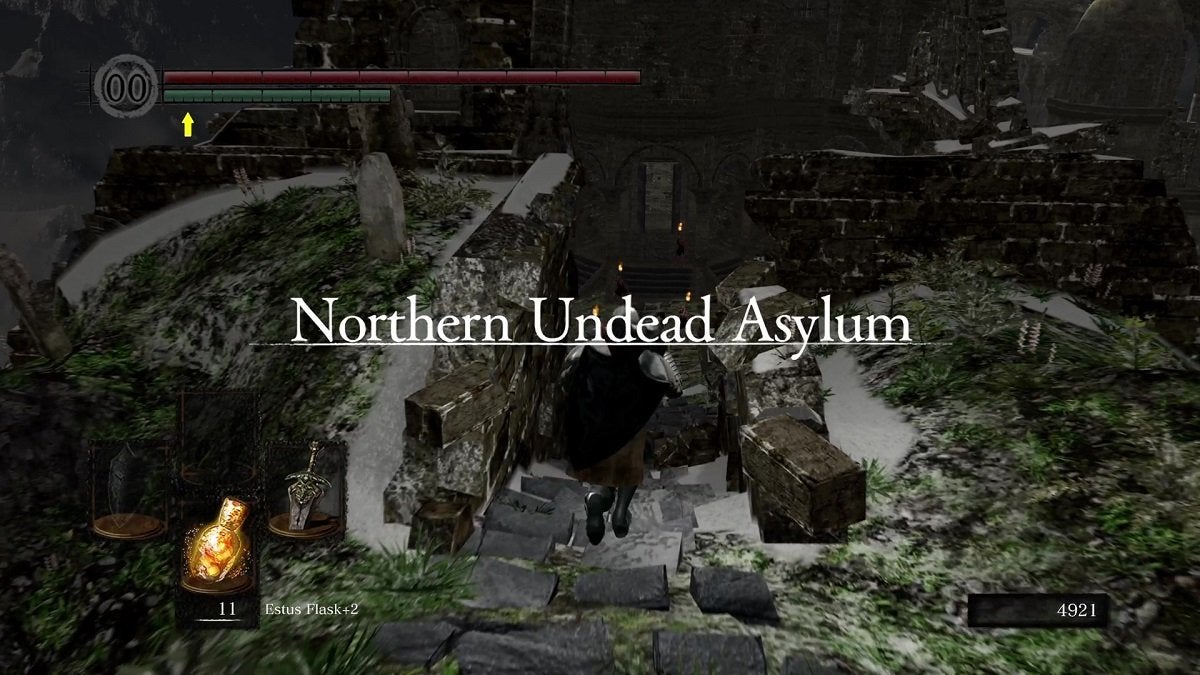 Northern Undead Asylum from Dark Souls.