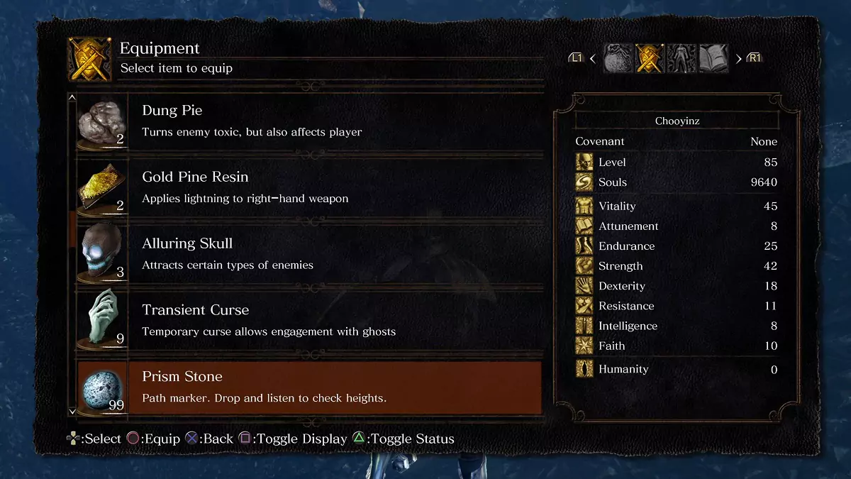 Prism Stones from Dark Souls.