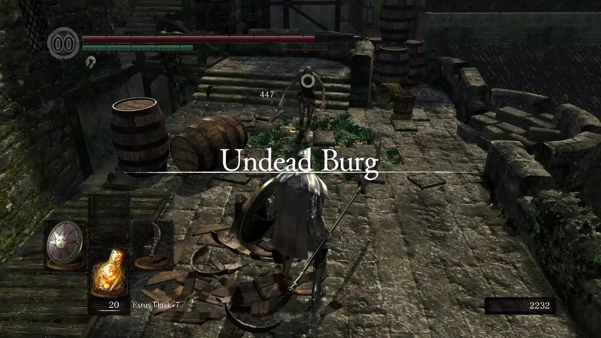 Undead Burg from Dark Souls.