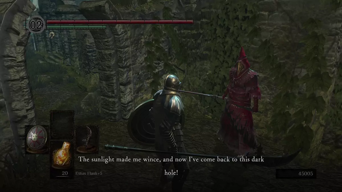 The Chosen Undead and Ingward.