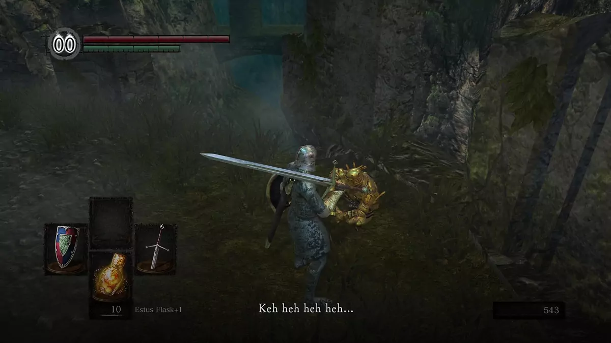 The Chosen Undead and Knight Lautrec.