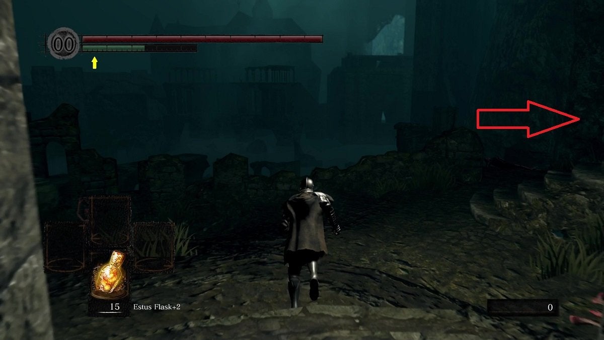 The Chosen Undead in New Londo Ruins.