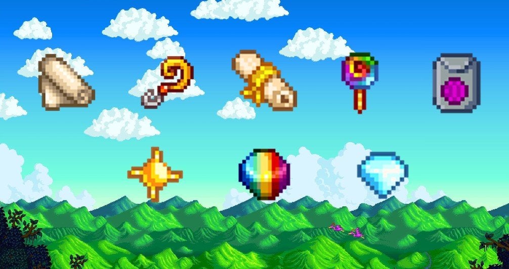All the items that can be dropped from killing a Mummy in Stardew Valley. 