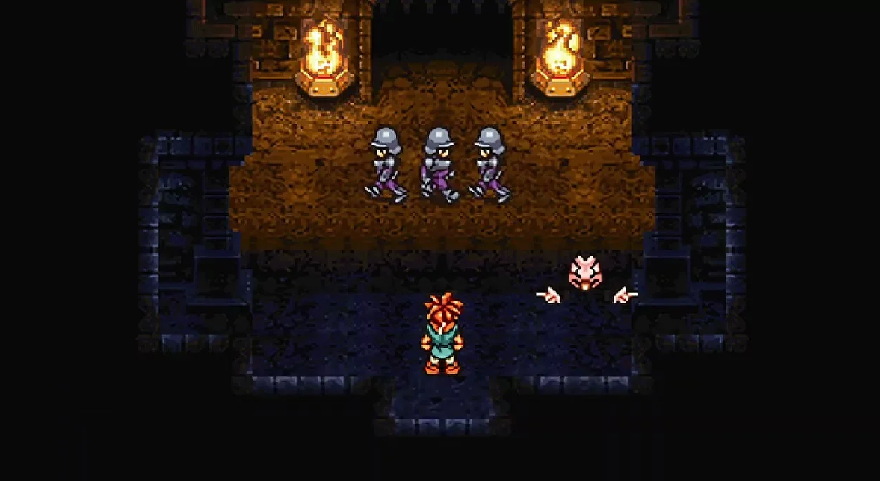 The soldier characters Biggs and Wedge in the game Chrono Trigger.