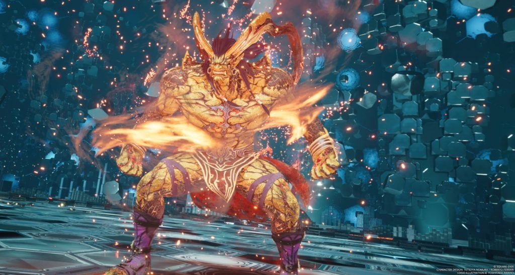 The Ifrit summon in Final Fantasy VII Rebirth.
