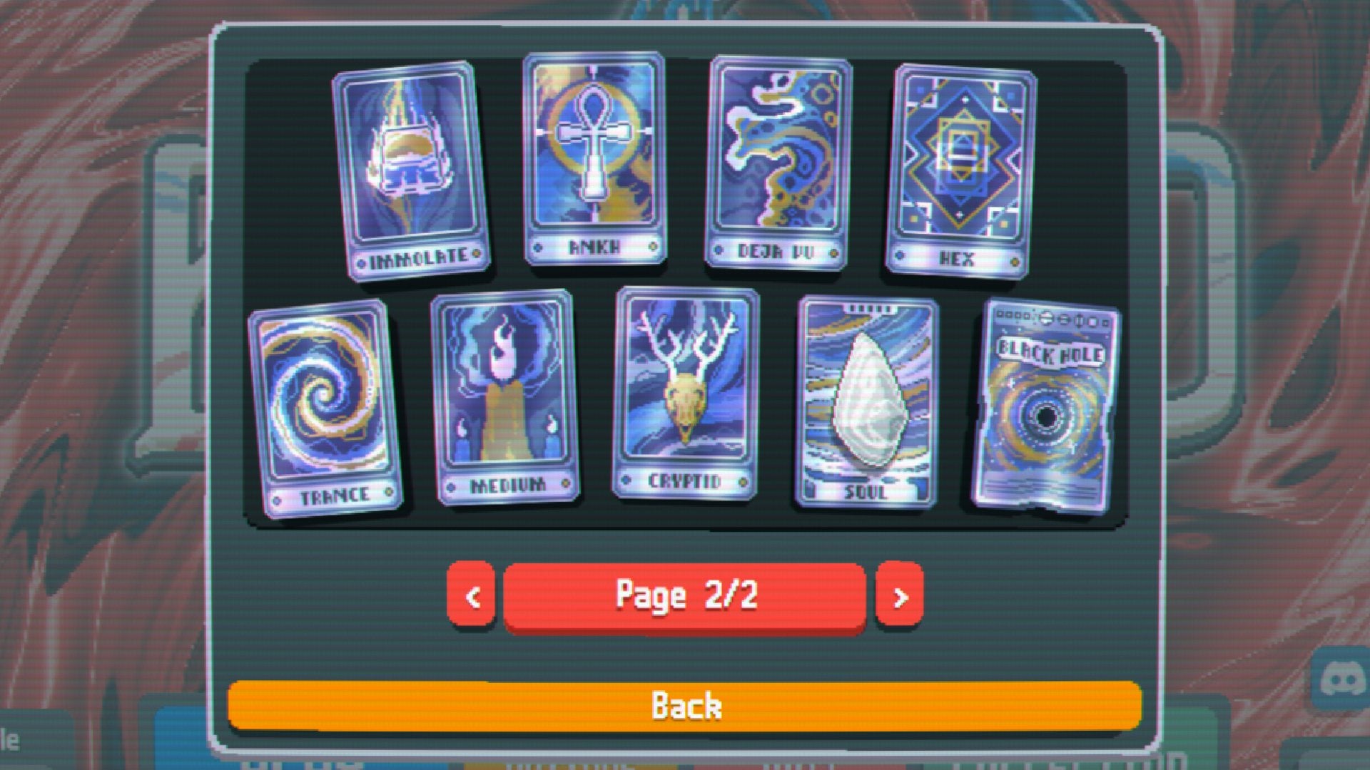 Half of all the Spectral Cards in Balatro in the Collection Menu.