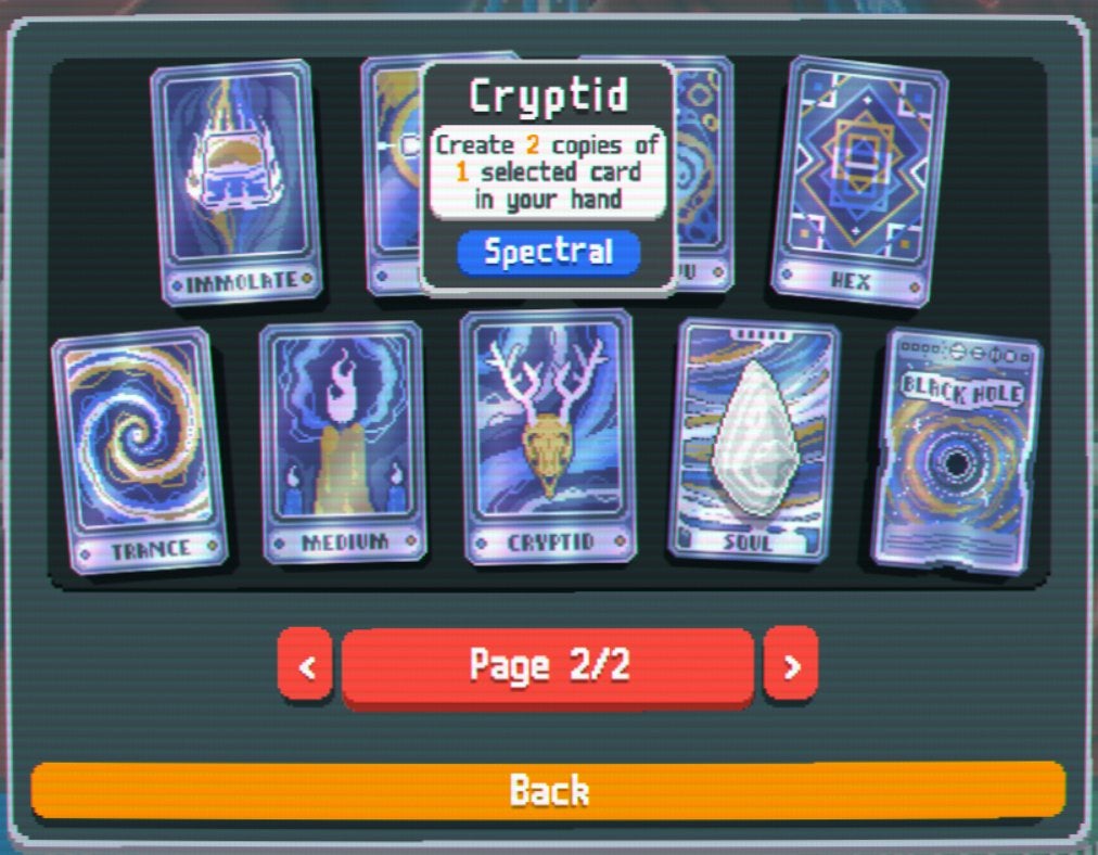 A Spectral Card in Balatro that creates two copies of a selected card.