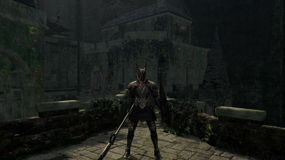 A Black Knight in Undead Burg.
