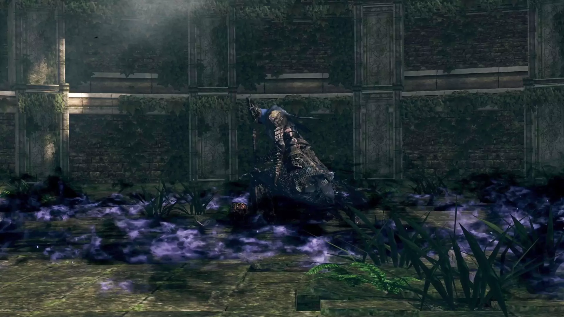 Knight Artorias from the Artorias of the Abyss DLC from Dark Souls.