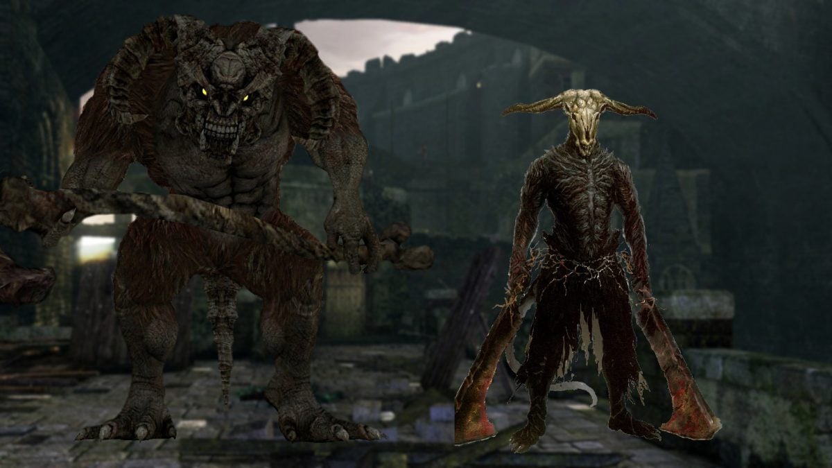 Dark Souls: Why Are the Taurus Demon and Capra Demon in Undead Burg?