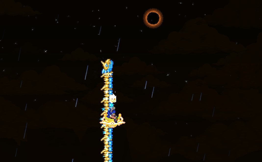 The Solar Eclipse event in Terraria.