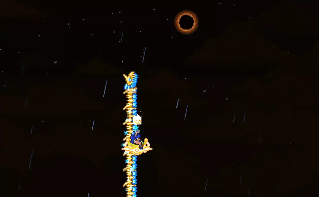 The Solar Eclipse event in Terraria.