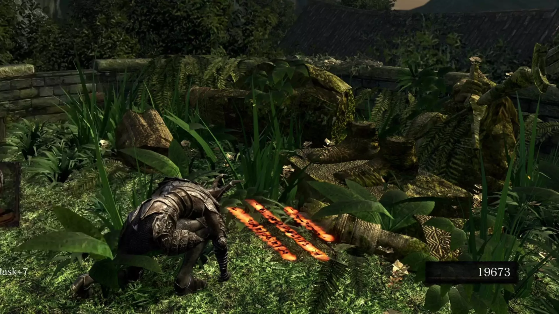 The Chosen Undead kneeling before the Warriors of Sunlight altar.