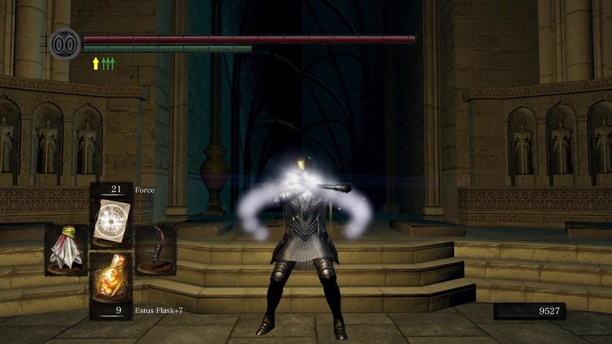 The Force miracle from Dark Souls.