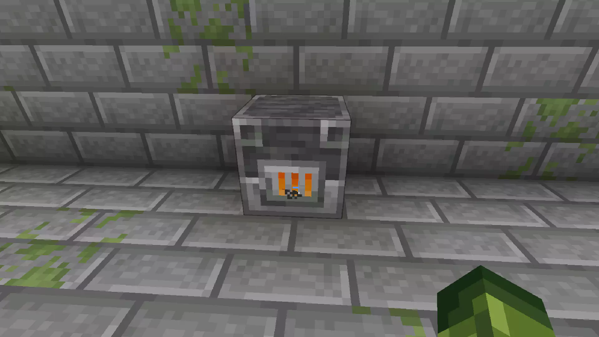 A Blast Furnace in Minecraft.