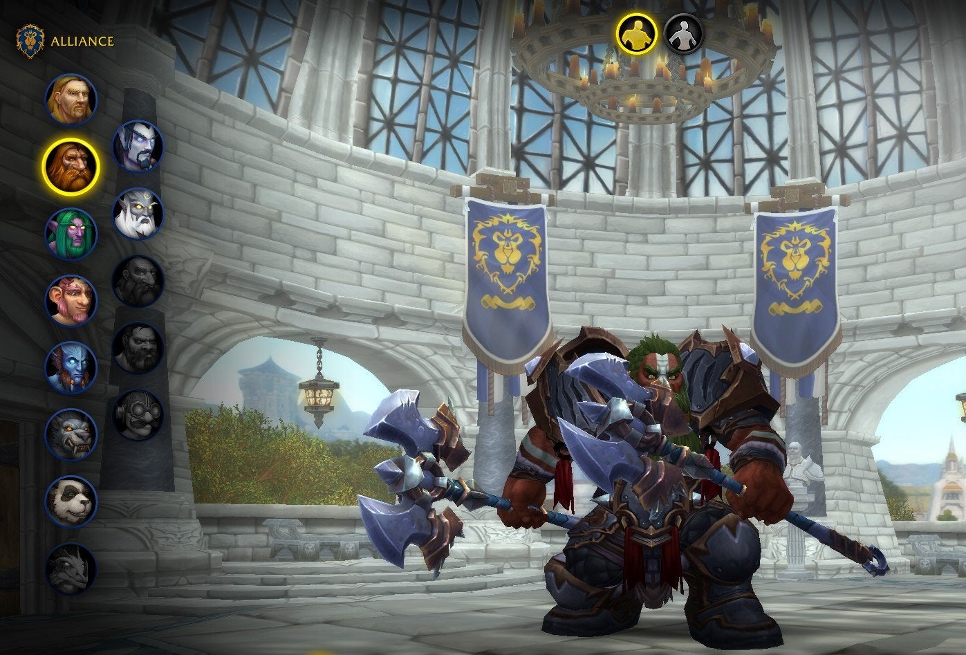 A Dwarf in World of Warcraft.