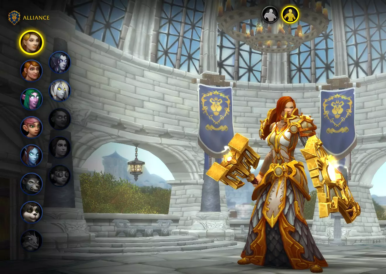 A Human in World of Warcraft.
