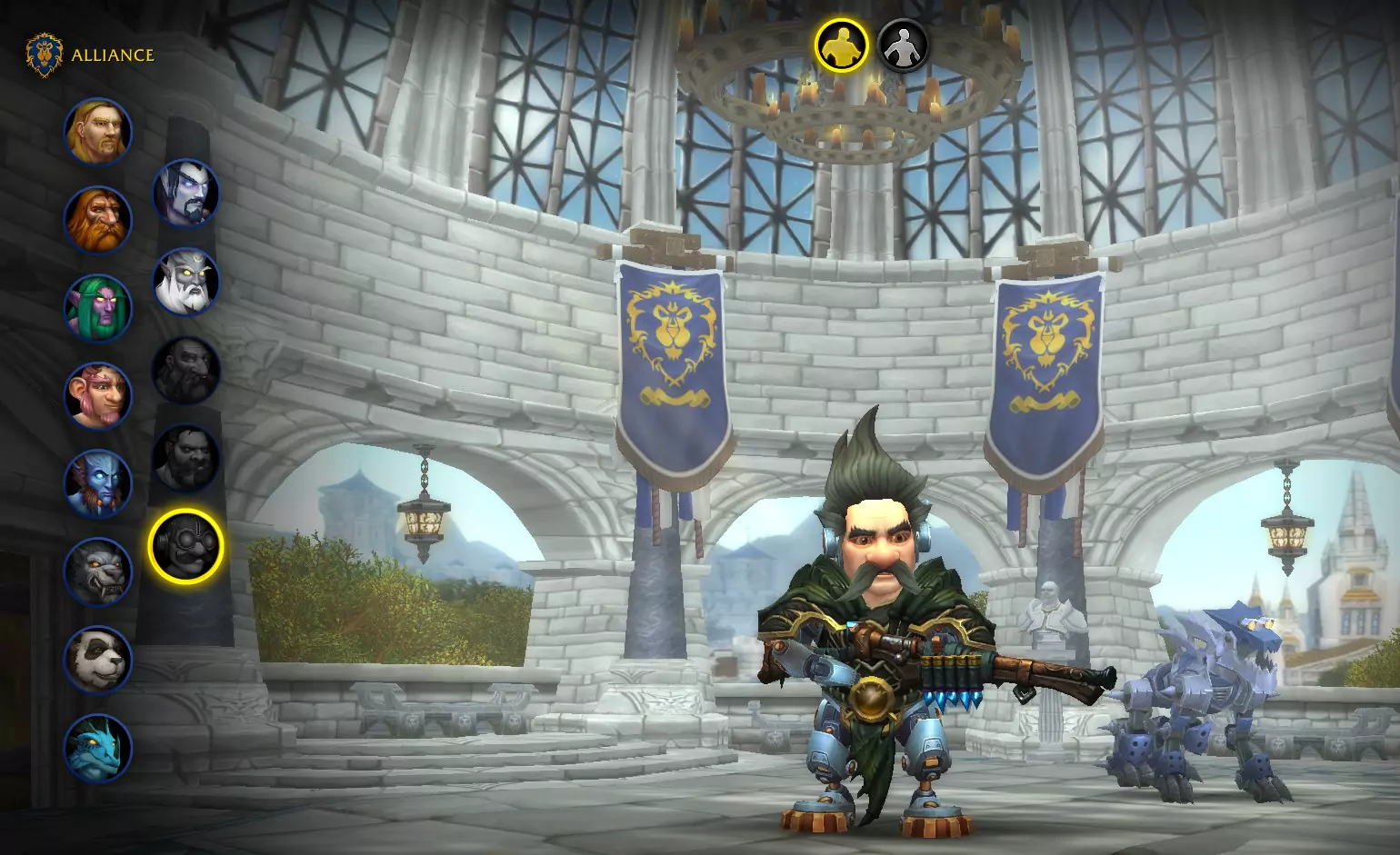 A Mechagnome in World of Warcraft.