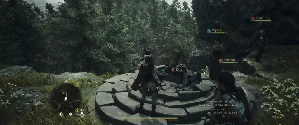 A full party in Dragon's Dogma 2.