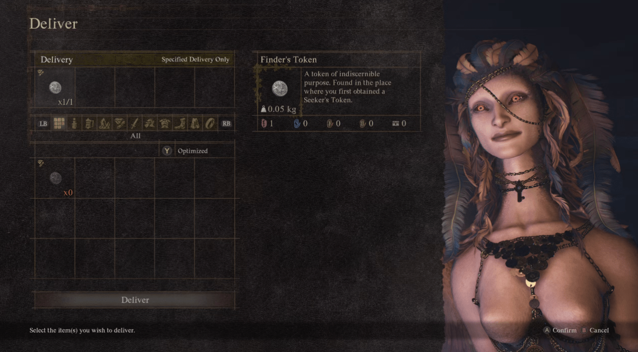 Giving a Finder's Token to the Sphinx in Dragon's Dogma 2. 
