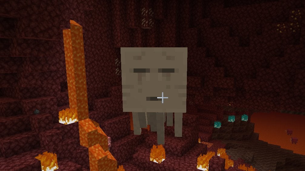 A Ghast in the Nether.