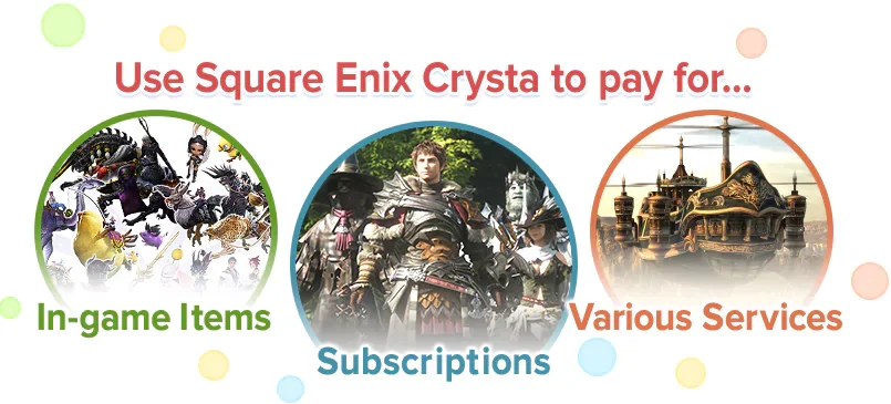 How to use Square Enix Crysta, a unique currency.