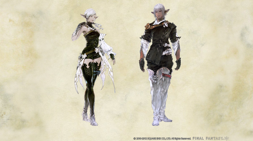 The Elezen, a playable race in Final Fantasy XIV.
