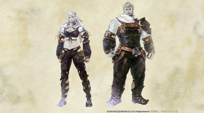 The Roegaeden, a playable race in Final Fantasy XIV.